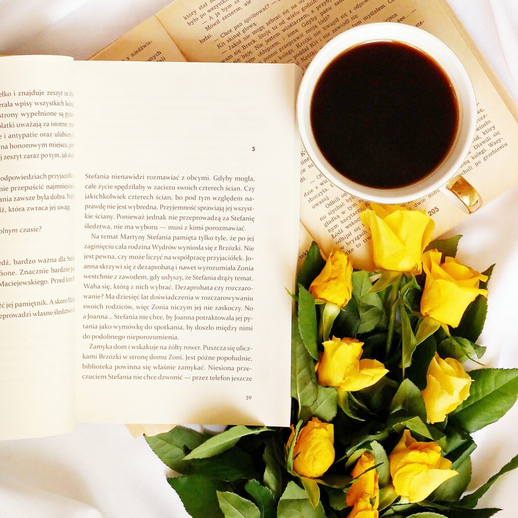 Wnętrze książki „Poradnik grzebania kotów” - Rozdział 5 Rozdział 5 książki „Poradnik grzebania kotów” Miki Modrzyńskiej