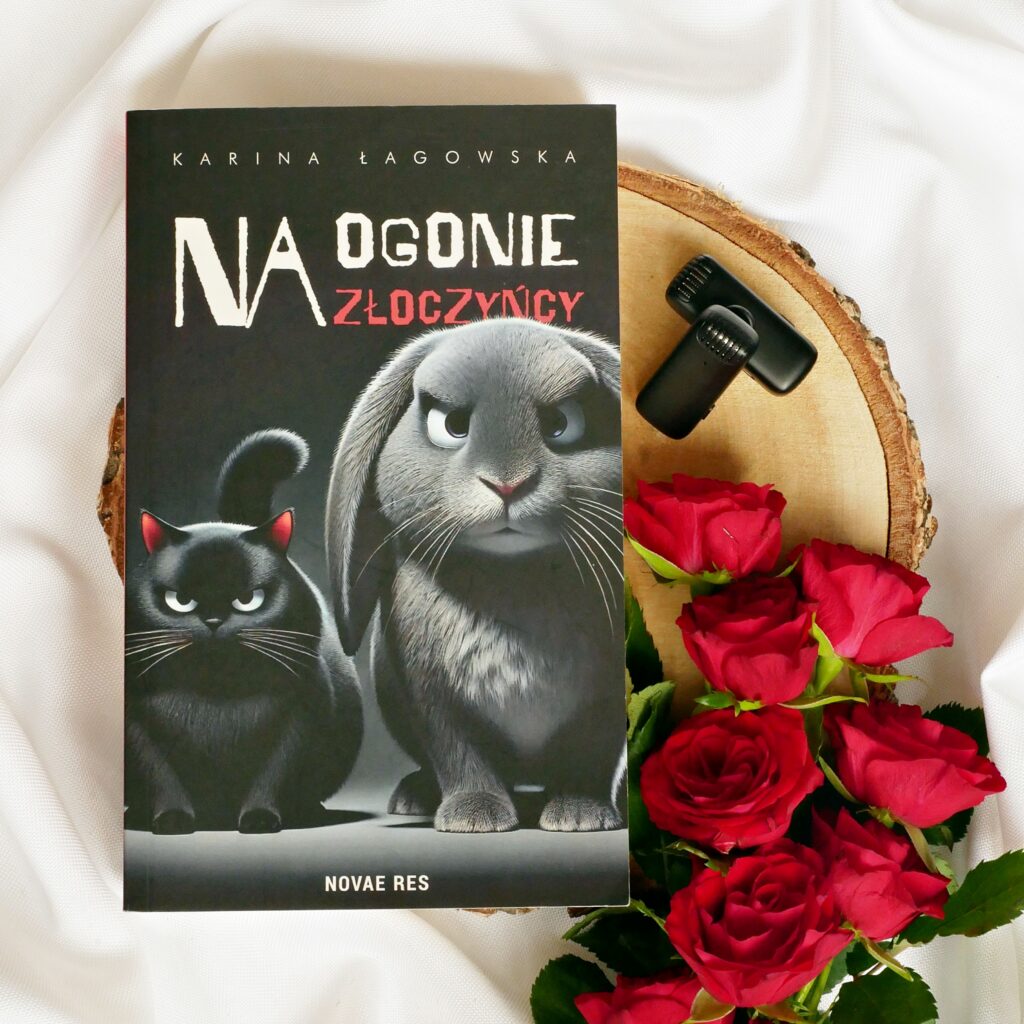 Okładka książki „Na ogonie złoczyńcy” Kariny Łagowskiej